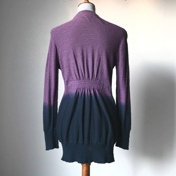 Vintage Calvin Klein Jeans Ombré Cardigan Size M - Picture 4 of 6